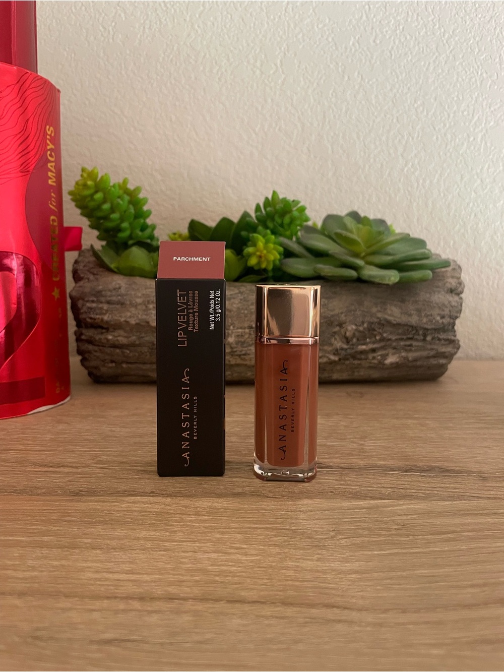 NIB ABH Anastasia Beverly Hills Lip Velvet Liquid Lipstick Parchment